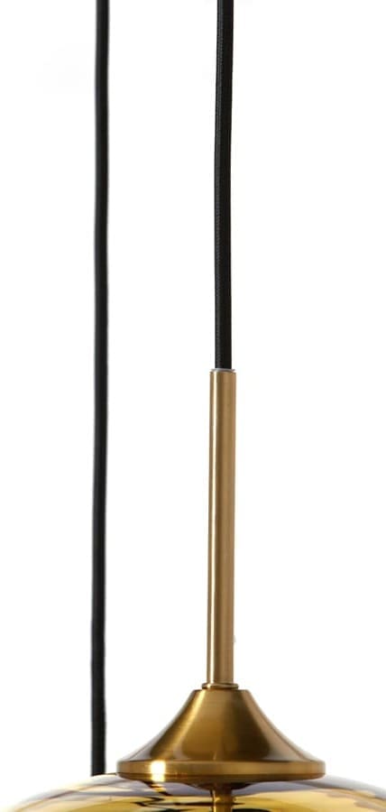 Hanglamp Mayson - Glas Goud-helder+goud Light & Living Hanglamp 2958685