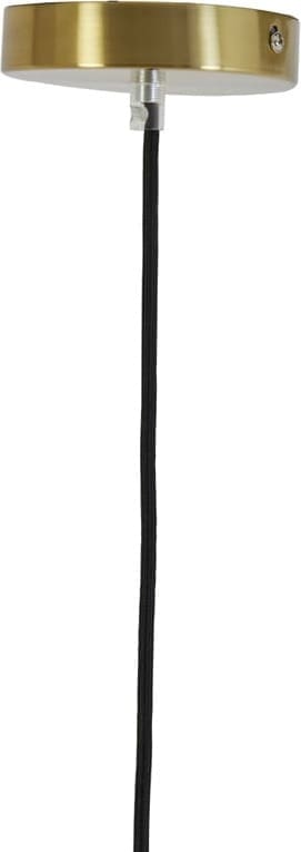 Hanglamp Misty - Glas Amber+goud Light & Living Hanglamp 2961383
