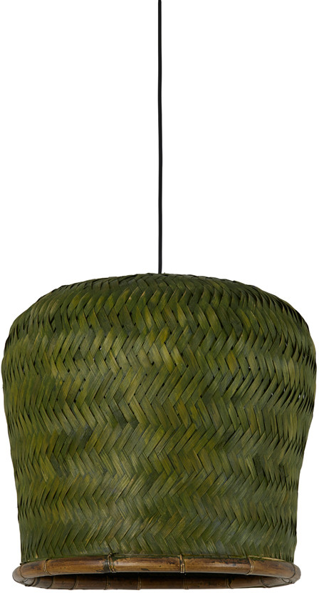 Hanglamp Patuk - Bamboe Groen Light & Living Hanglamp 2961576