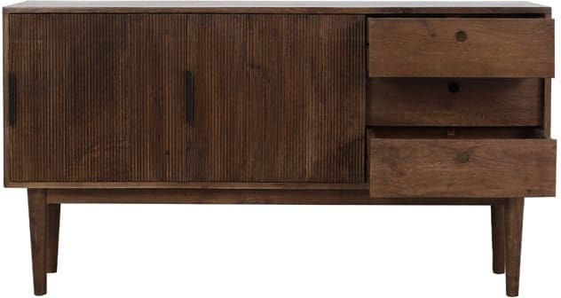 Kast Bitika - Hout Donker Bruin Light & Living Kast 6767584
