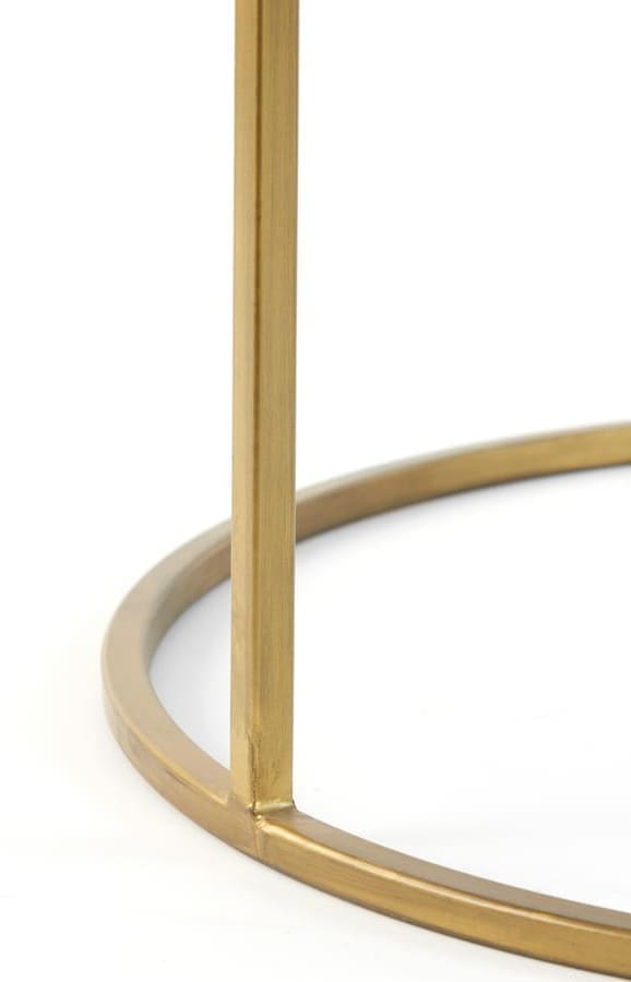 Salontafel Duarte - Glas Smoke-goud Light & Living Salontafel 6725065