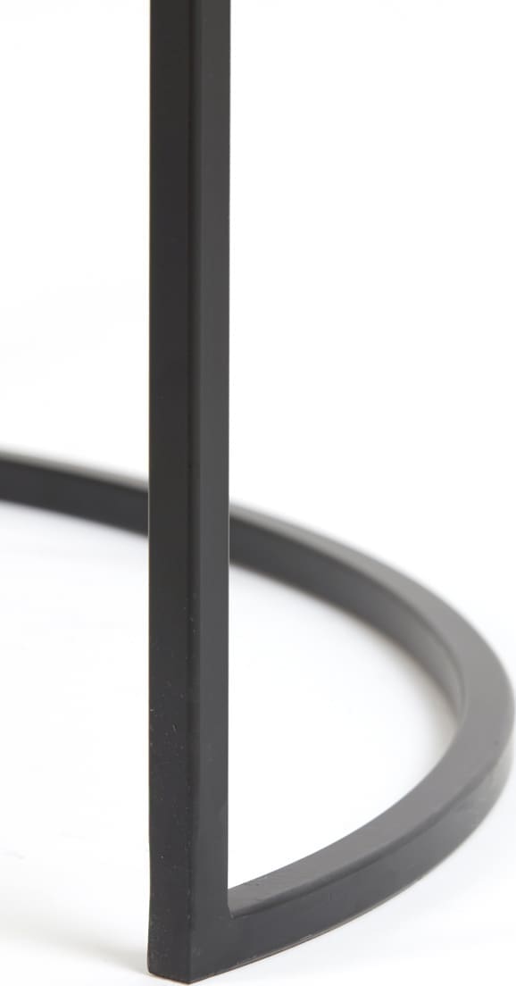 Salontafel Duarte - Glas Zwart-mat Zwart Light & Living Salontafel 6725012