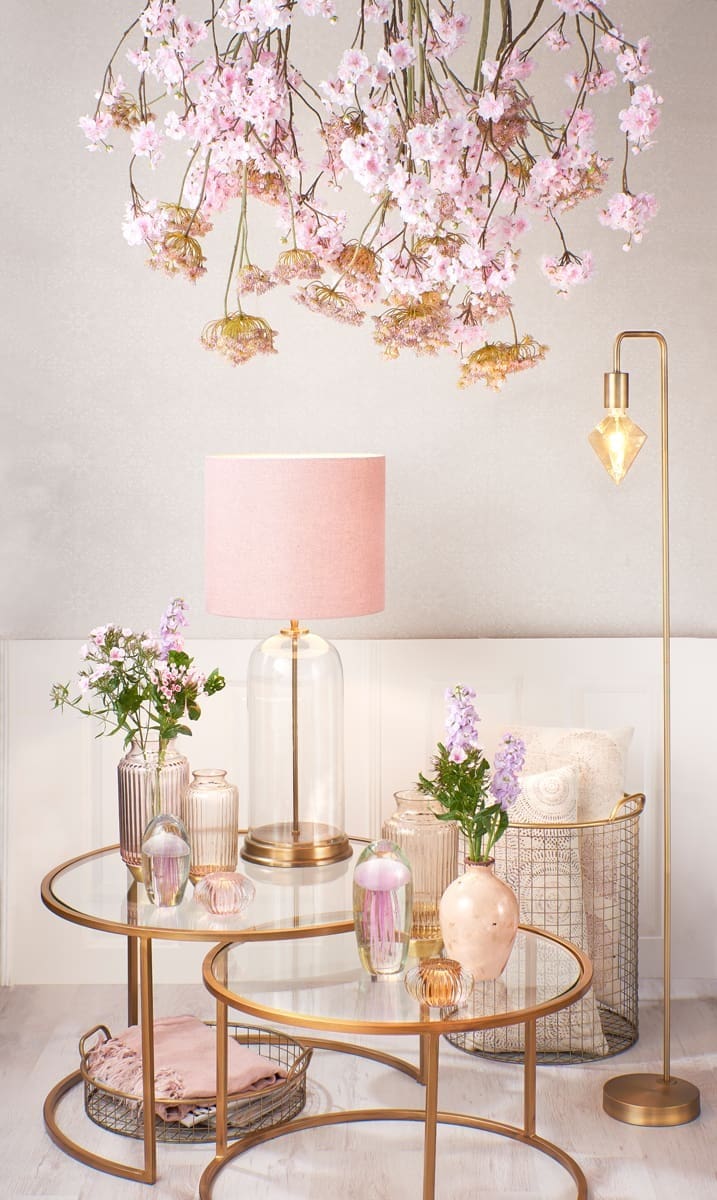 Salontafel Duarte - Glas-goud Light & Living Salontafel 6725085