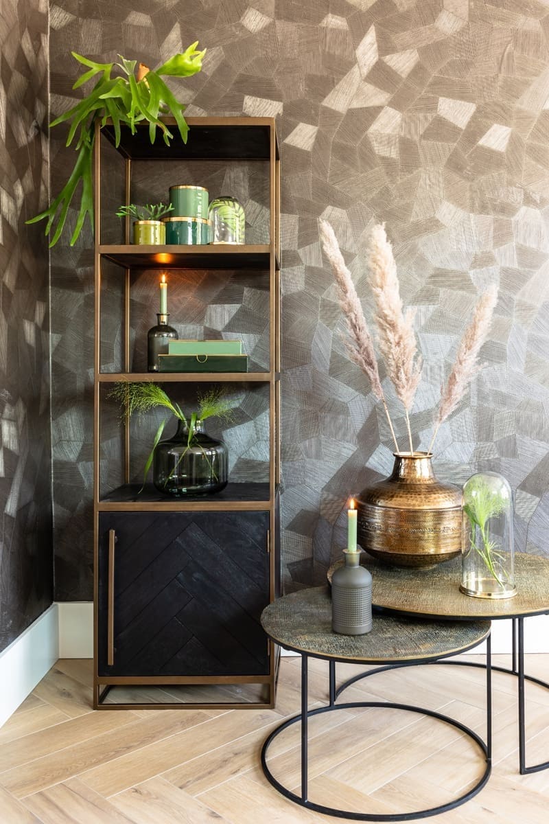 Salontafel Rengo - Relief Antiek Brons Light & Living Salontafel 6739118