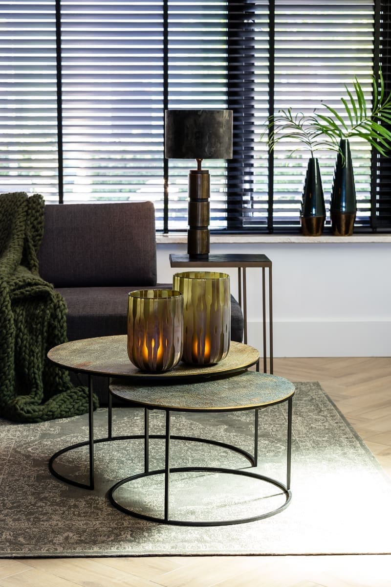 Salontafel Rengo - Relief Antiek Brons Light & Living Salontafel 6739118
