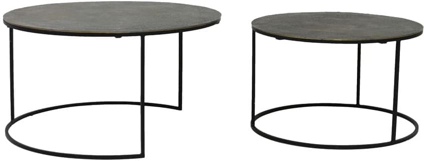 Salontafel Rengo - Relief Antiek Brons Light & Living Salontafel 6739118