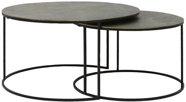 Salontafel Rengo - Relief Antiek Brons Light & Living Salontafel 6739118