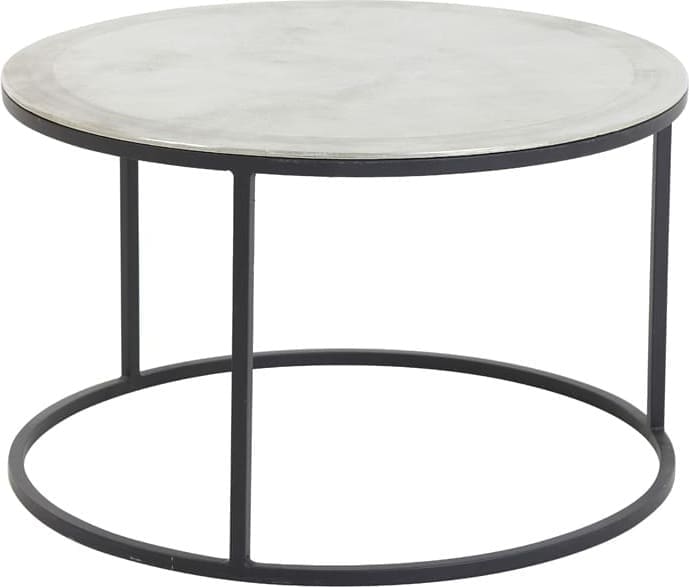 Salontafel Talca - Ruw Nikkel Light & Living Salontafel 6712157