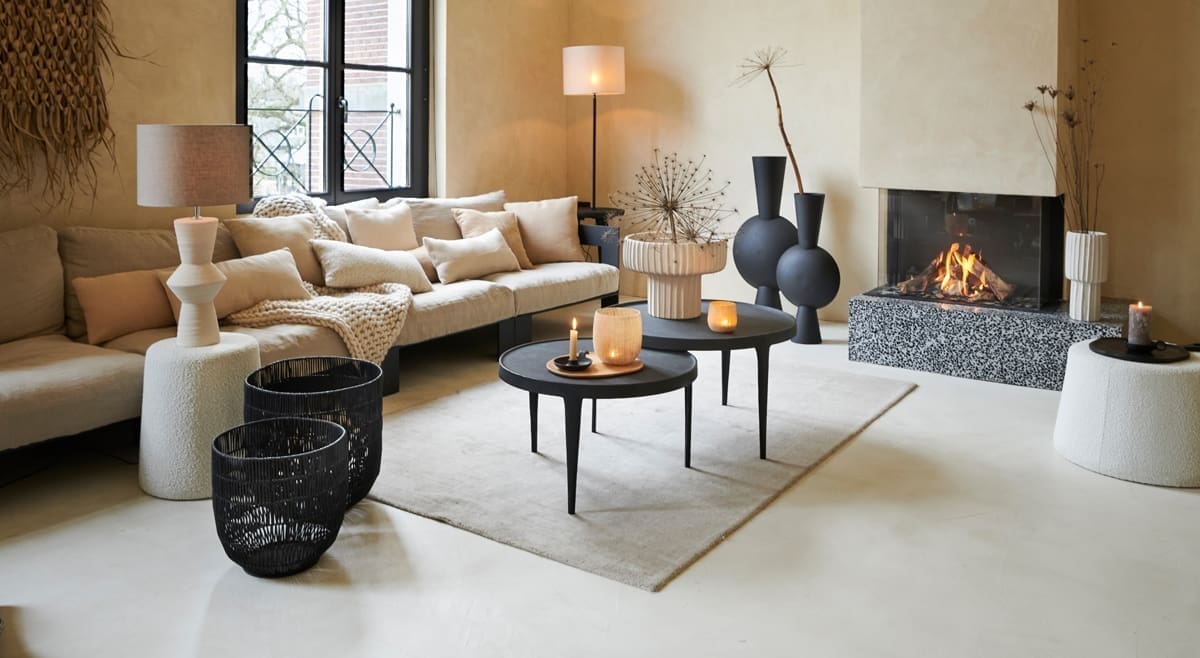 Salontafel Tobias - Zwart Light & Living Salontafel 6772312