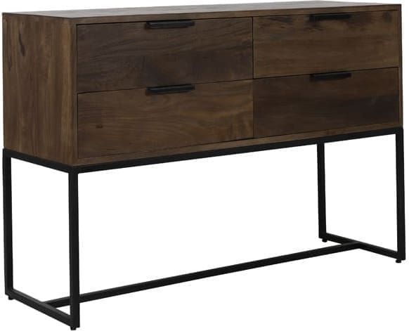Side Meave - Hout Mat Donker Bruin Light & Living Wandtafel 6767264