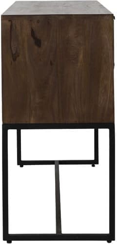 Side Meave - Hout Mat Donker Bruin Light & Living Wandtafel 6767264