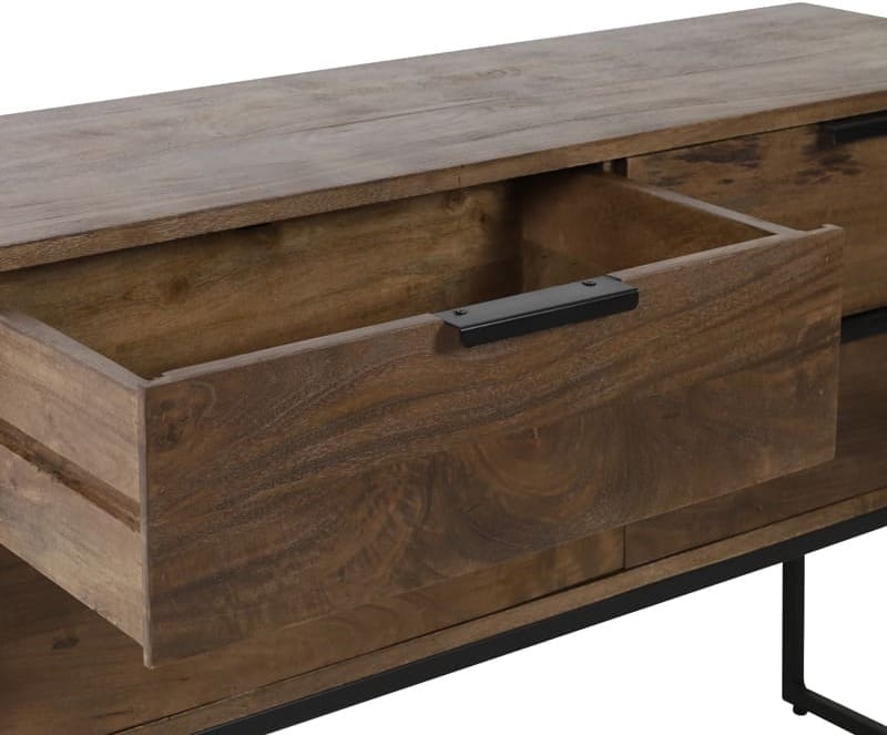 Side Meave - Hout Mat Donker Bruin Light & Living Wandtafel 6767264