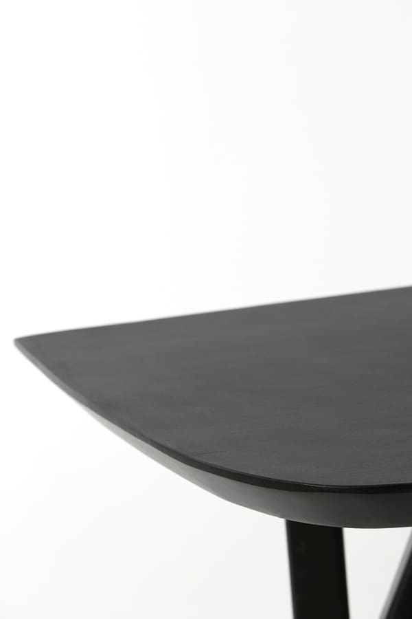 Side Quenza - Acacia Hout Mat Zwart Light & Living Wandtafel 6772712