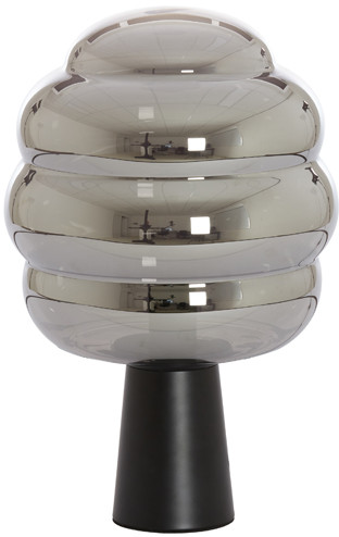 Tafellamp Misty - Smoke Glas+mat Zwart Light & Living Tafellamp 1879412