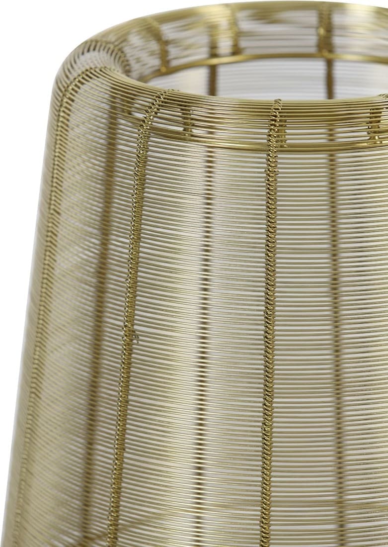 Vloerlamp Adeta - Goud+mat Zwart Light & Living Vloerlamp 8257785