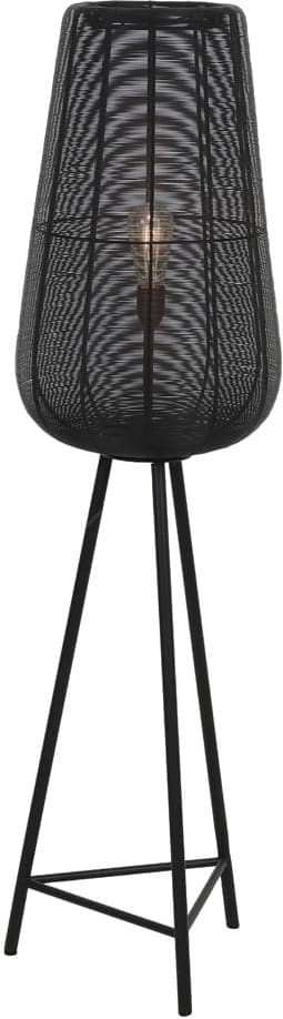 Vloerlamp Adeta - Mat Zwart Light & Living Vloerlamp 8257712