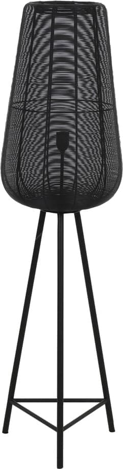 Vloerlamp Adeta - Mat Zwart Light & Living Vloerlamp 8257712