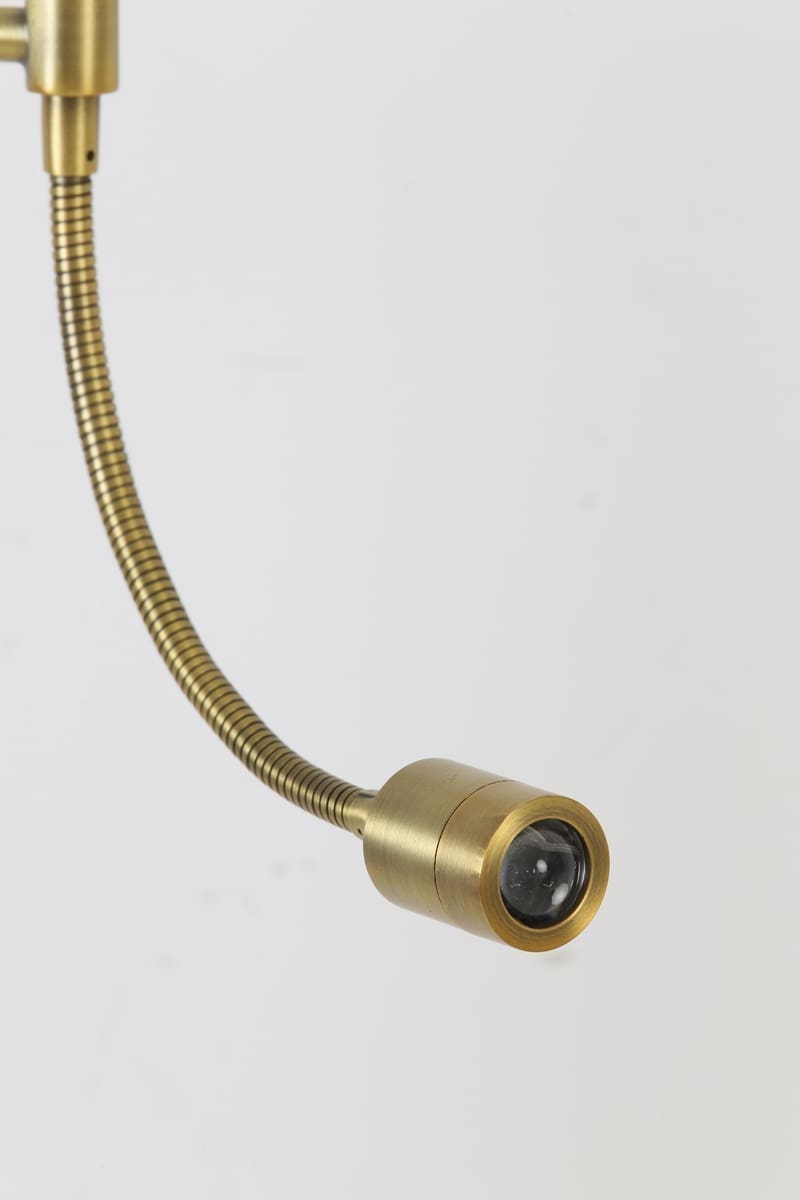 Vloerlamp Calgary - Antiek Brons Met LED Light & Living Vloerlamp 1714518