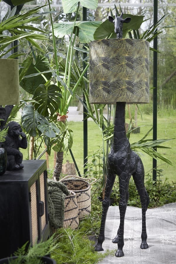 Vloerlamp Giraffe - Zwart Light & Living Vloerlamp 1729612