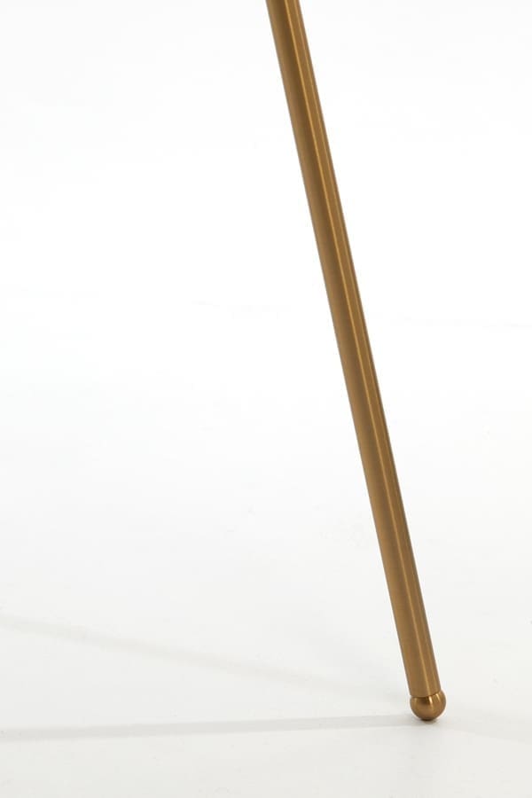 Vloerlamp Mayson - Glas Goud-helder+goud Light & Living Vloerlamp 1868685