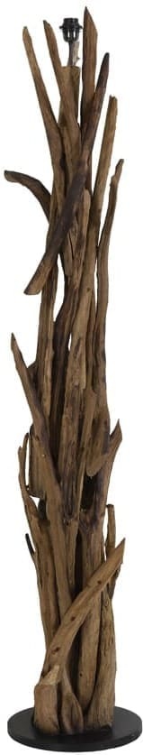 Vloerlamp Vidin - Hout Light & Living Vloerlamp 8204384