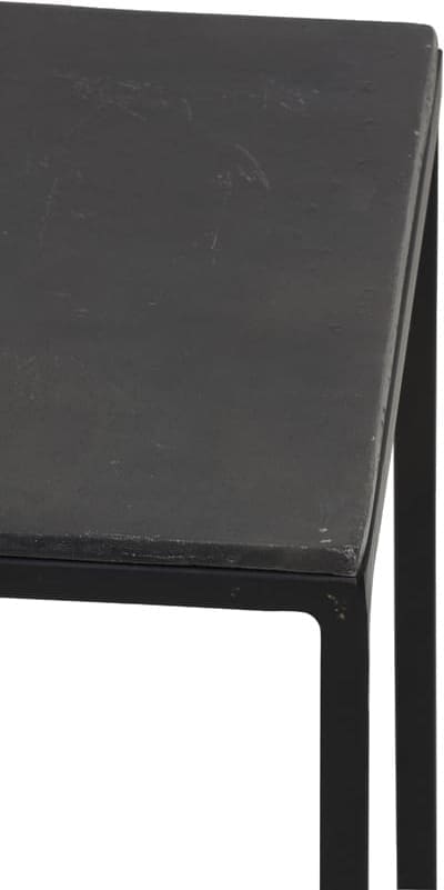 Zuil Boca - Ruw Lood Ant-mat Zwart Light & Living Bijzettafel 6719015