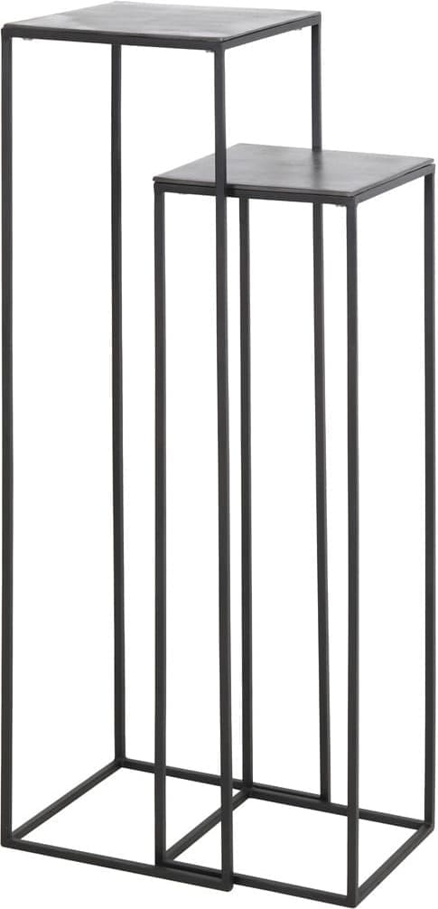 Zuil Boca - Ruw Lood Ant-mat Zwart Light & Living Bijzettafel 6719015