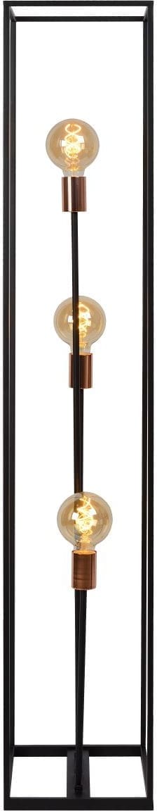 Arthur Vloerlamp 3xe27 - Zwart Lucide Vloerlamp 08724/03/30