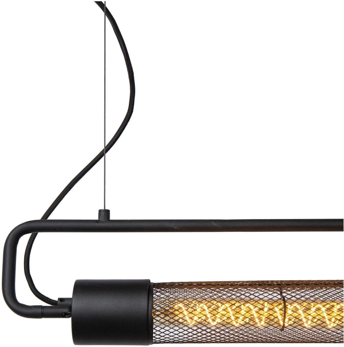 Calixt Hanglamp 2xe27 - Zwart Lucide Hanglamp 05433/02/30