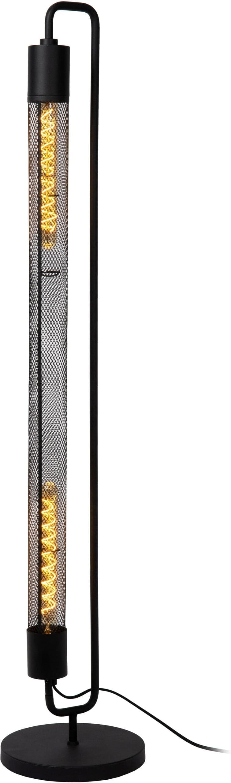 Calixt Vloerlamp 2xe27 - Zwart Lucide Vloerlamp 05733/02/30