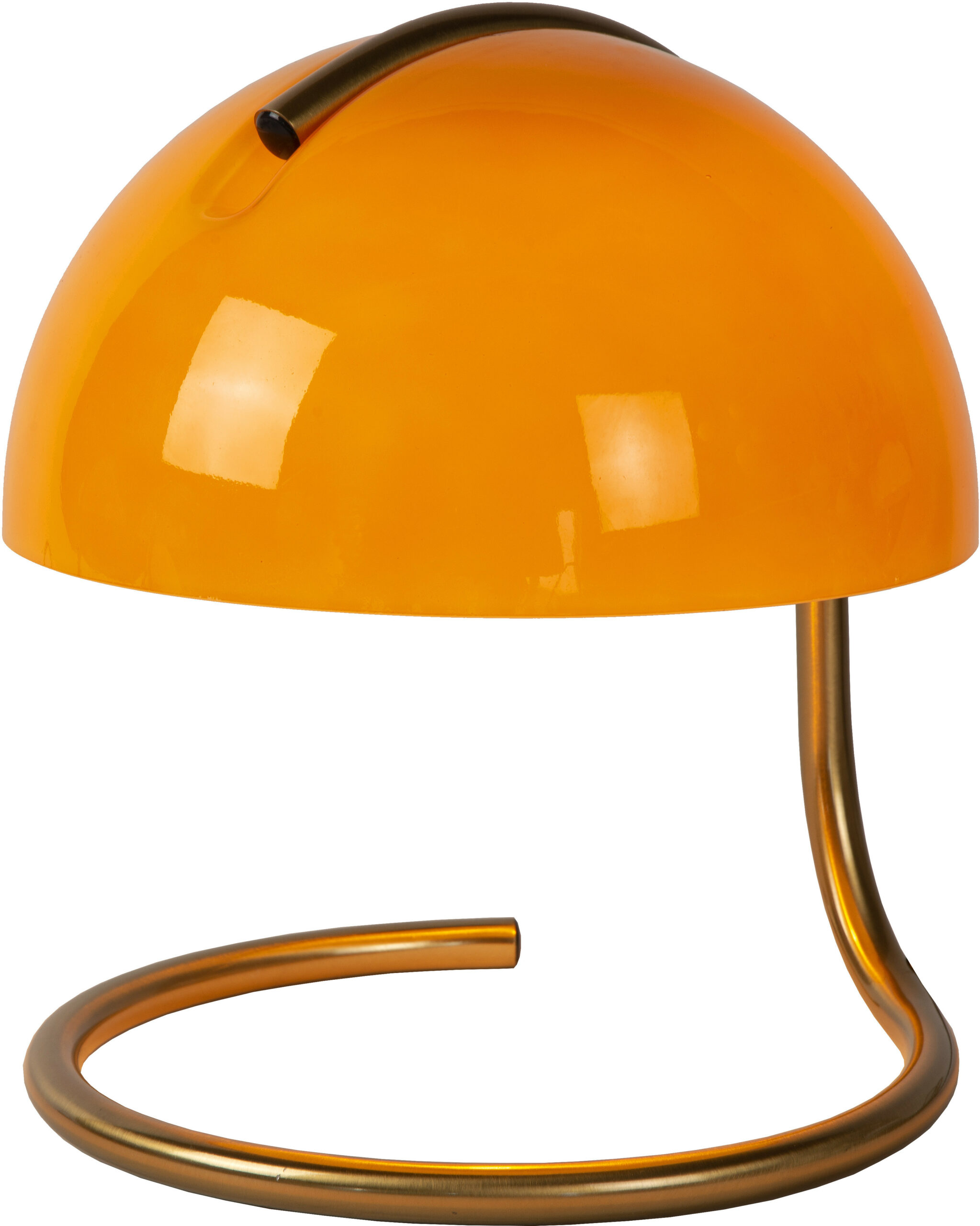 Cato - Tafellamp - Ø23,5 cm - 1xe27 - Oranje Lucide Tafellamp 46516/01/53