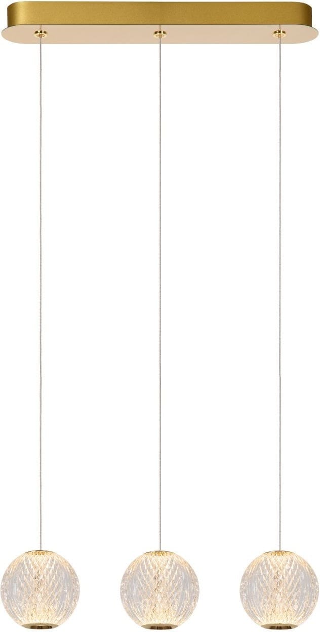 Cintra - Hanglamp - Led - 1x12,6W 2700K - Transparant Lucide Hanglamp 13499/12/60