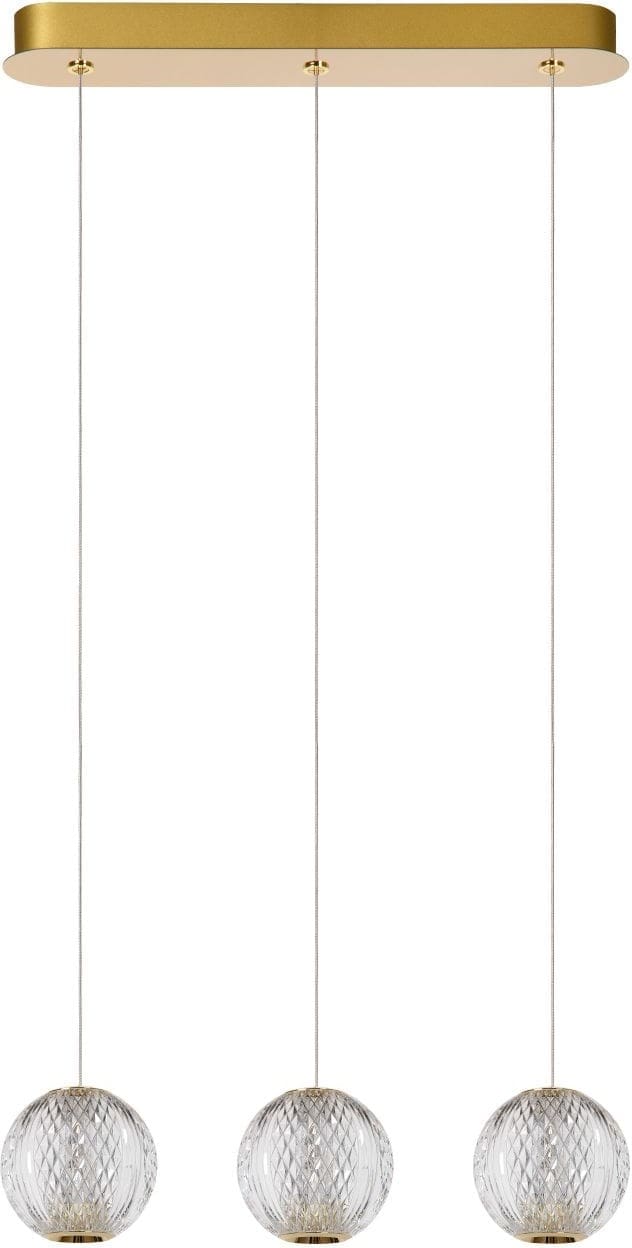 Cintra - Hanglamp - Led - 1x12,6W 2700K - Transparant Lucide Hanglamp 13499/12/60