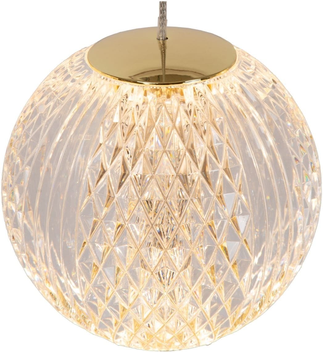 Cintra - Hanglamp - Led - 1x12,6W 2700K - Transparant Lucide Hanglamp 13499/12/60