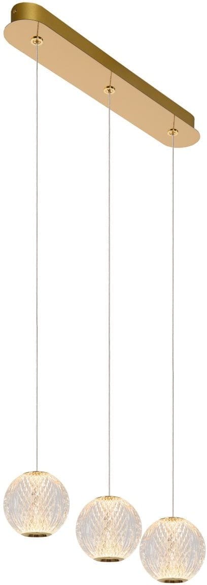 Cintra - Hanglamp - Led - 1x12,6W 2700K - Transparant Lucide Hanglamp 13499/12/60