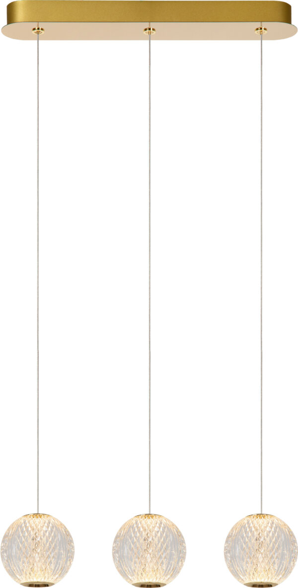 Cintra - Hanglamp - Led - 1x12,6W 2700K - Transparant Lucide Hanglamp 13499/12/60
