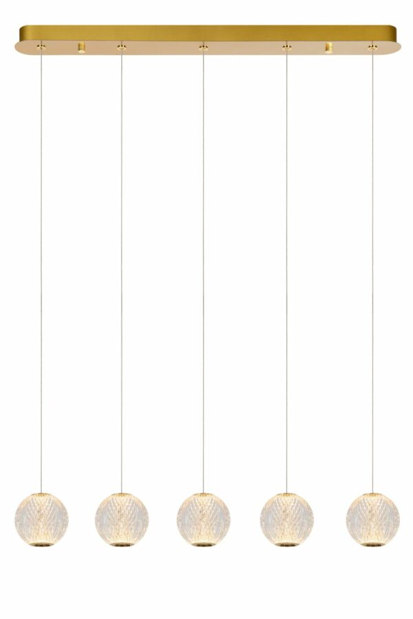 Cintra - Hanglamp - Led - 1x21W 2700K - Transparant Lucide Hanglamp 13499/21/60