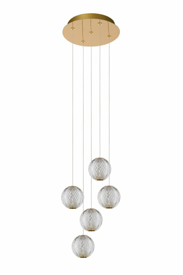 Cintra - Hanglamp - Ø32 cm - Led - 1x21W 2700K - Transparant Lucide Hanglamp 13499/22/60