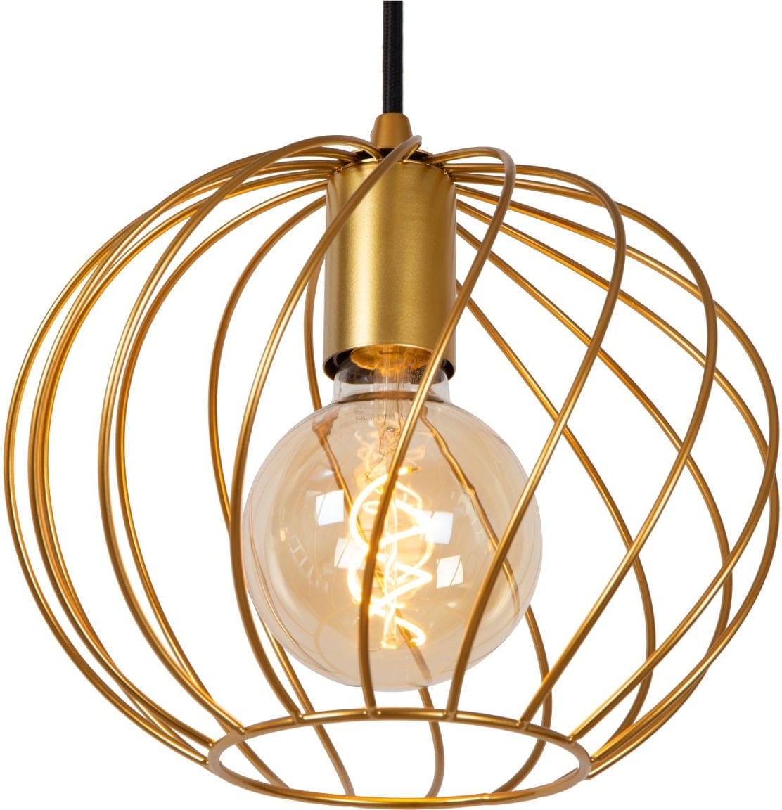 Danza Hanglamp 3xe27 - Mat Goud / Messing Lucide Hanglamp 21428/03/02