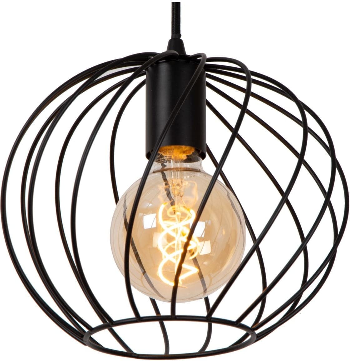 Danza Hanglamp 3xe27 - Zwart Lucide Hanglamp 21428/03/30