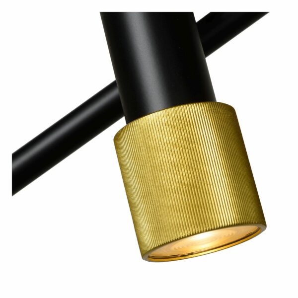 Duele - Hanglamp - Led - 4x5W 3000K - Zwart Lucide Hanglamp 20420/20/30