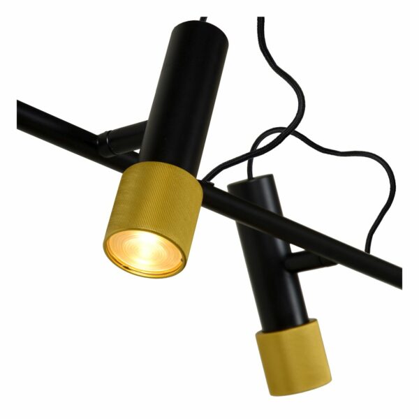 Duele - Hanglamp - Led - 4x5W 3000K - Zwart Lucide Hanglamp 20420/20/30