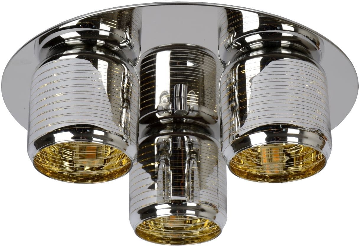 Eryn Plafonnière Ø38 cm 3xg9 - Chroom Lucide Plafondlamp 70184/03/11