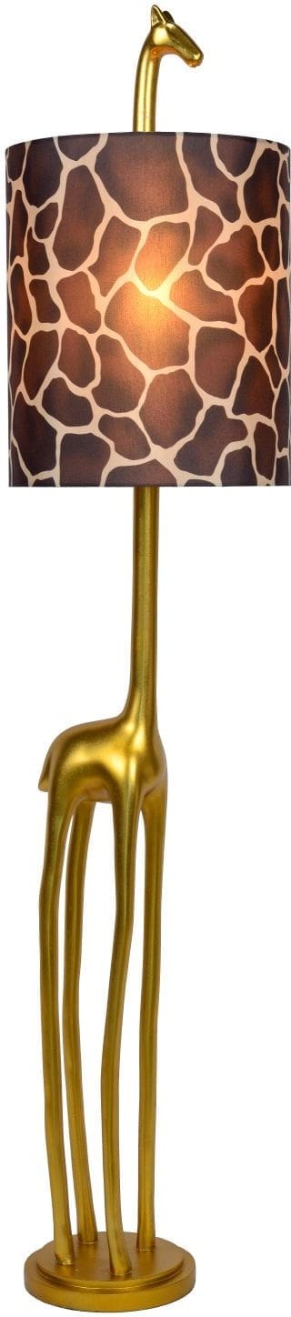 Extravaganza Miss Tall - Vloerlamp - Ø31,5 cm - 1xe27 - Mat Goud / Messing Lucide Vloerlamp 10706/81/02