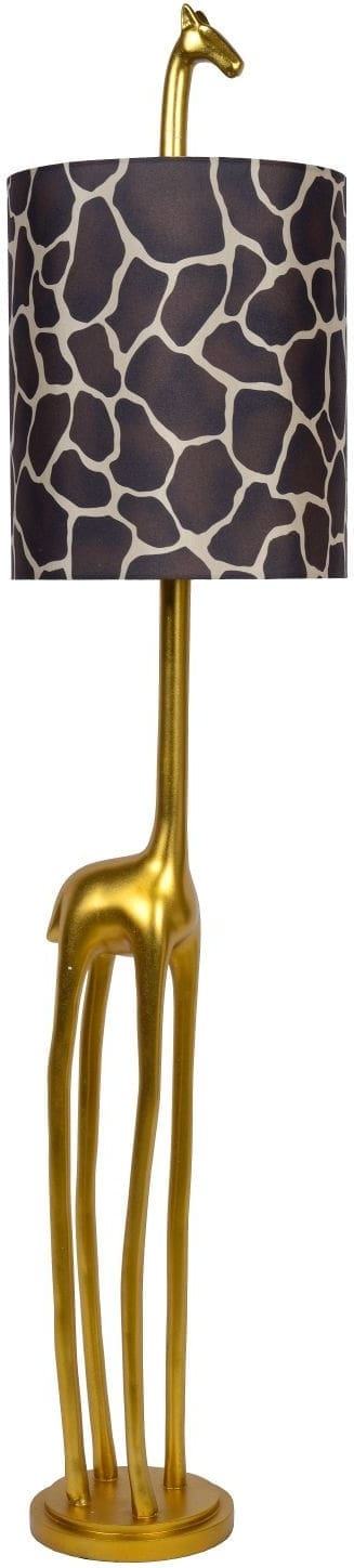 Extravaganza Miss Tall - Vloerlamp - Ø31,5 cm - 1xe27 - Mat Goud / Messing Lucide Vloerlamp 10706/81/02
