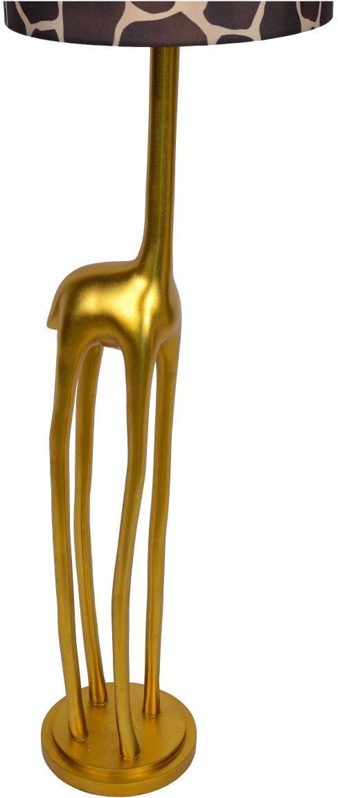 Extravaganza Miss Tall - Vloerlamp - Ø31,5 cm - 1xe27 - Mat Goud / Messing Lucide Vloerlamp 10706/81/02