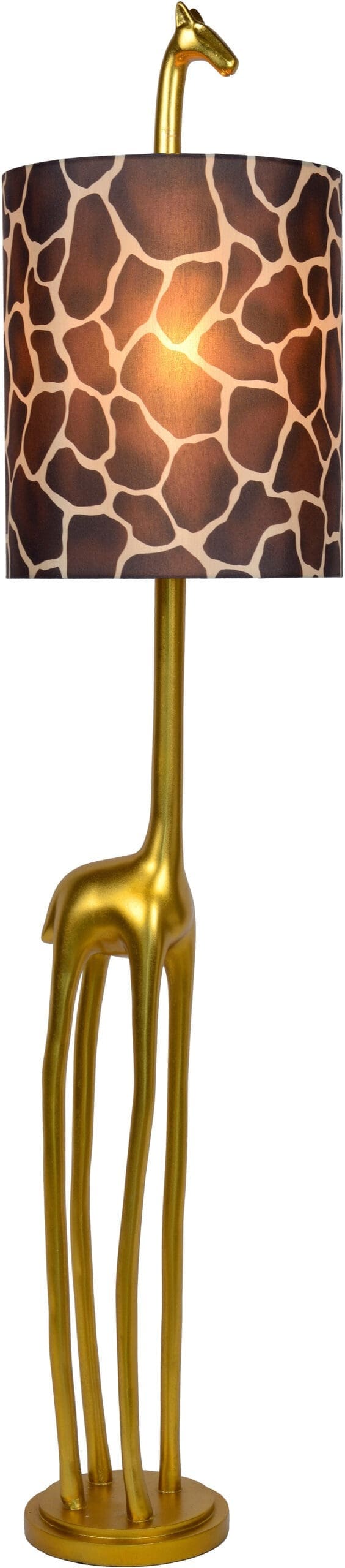 Extravaganza Miss Tall - Vloerlamp - Ø31,5 cm - 1xe27 - Mat Goud / Messing Lucide Vloerlamp 10706/81/02