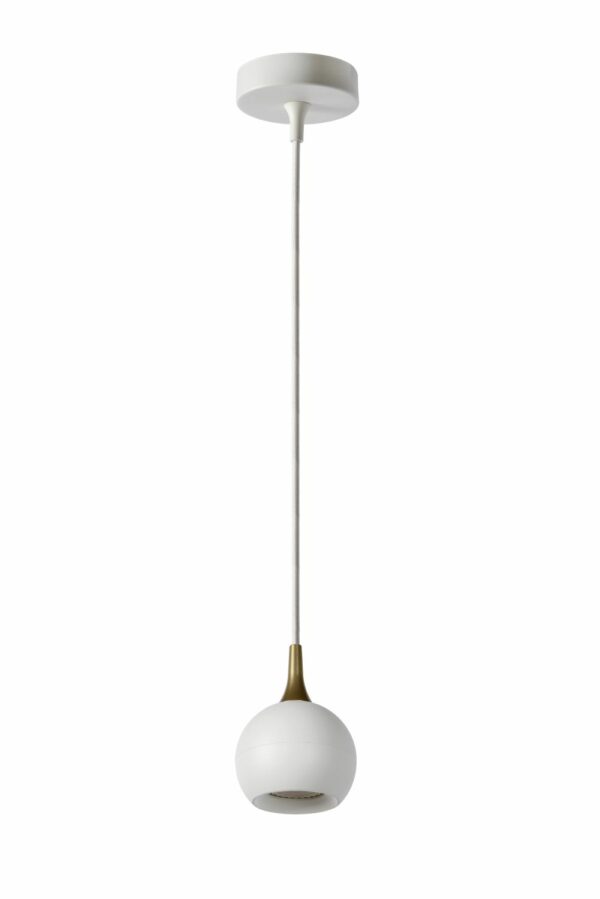 Favori - Hanglamp - Ø9 cm - 1xgu10 - Wit Lucide Hanglamp 09434/01/31