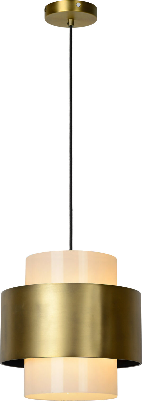 Firmin - Hanglamp - Ø30 cm - 1xe27 - Mat Goud / Messing Lucide Hanglamp 45497/30/02