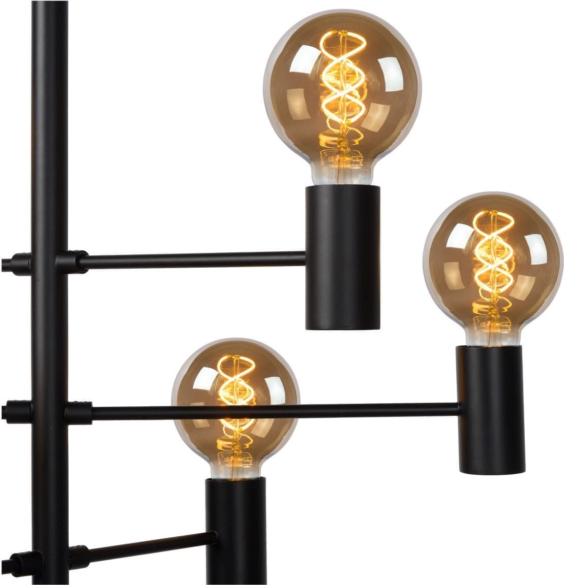 Leanne Hanglamp Ø65 cm 10xe27 - Zwart Lucide Hanglamp 21421/10/30